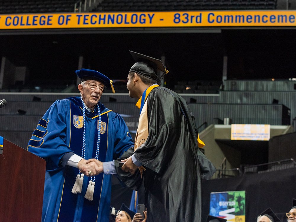 P-TECH graduates at commencement