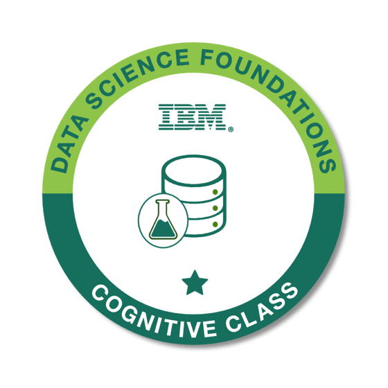 badge for Data Science Foundations