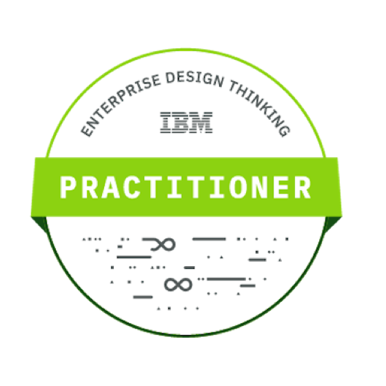 badge for Design Thinking Practitioner